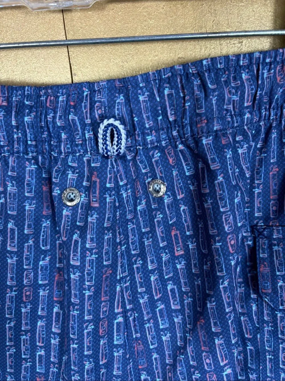 Peter Millar mens printed swimming trunks size XL